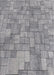 Machine Washable Transitional Silver Gray Rug, wshpat2185