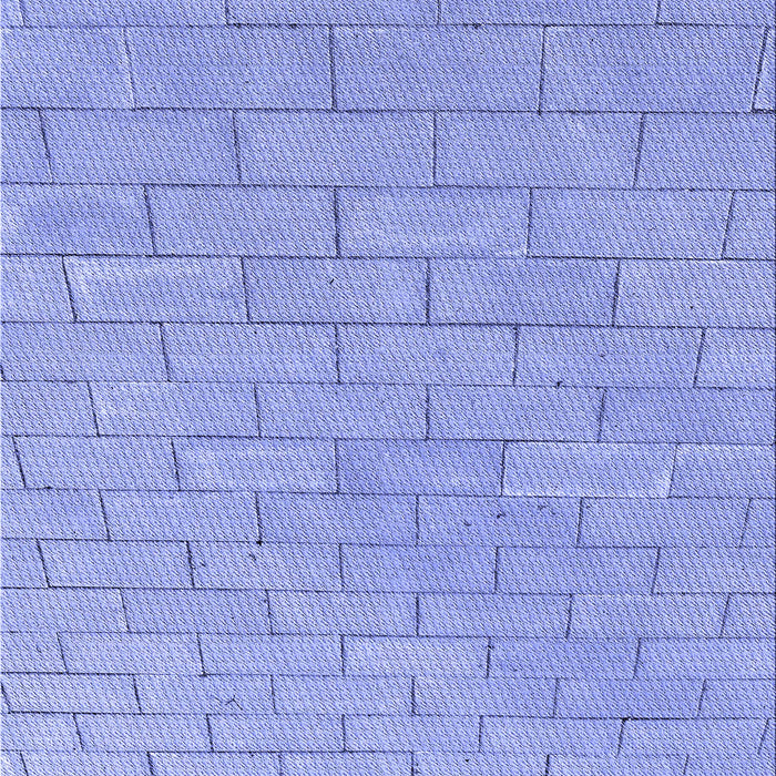 Machine Washable Transitional Light Slate Blue Rug, wshpat2186blu