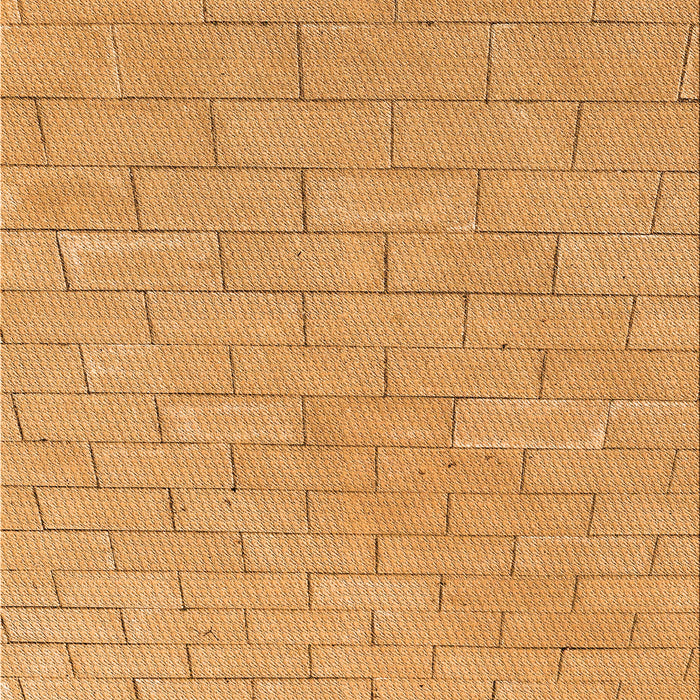 Patterned Neon Orange Rug, pat2186org