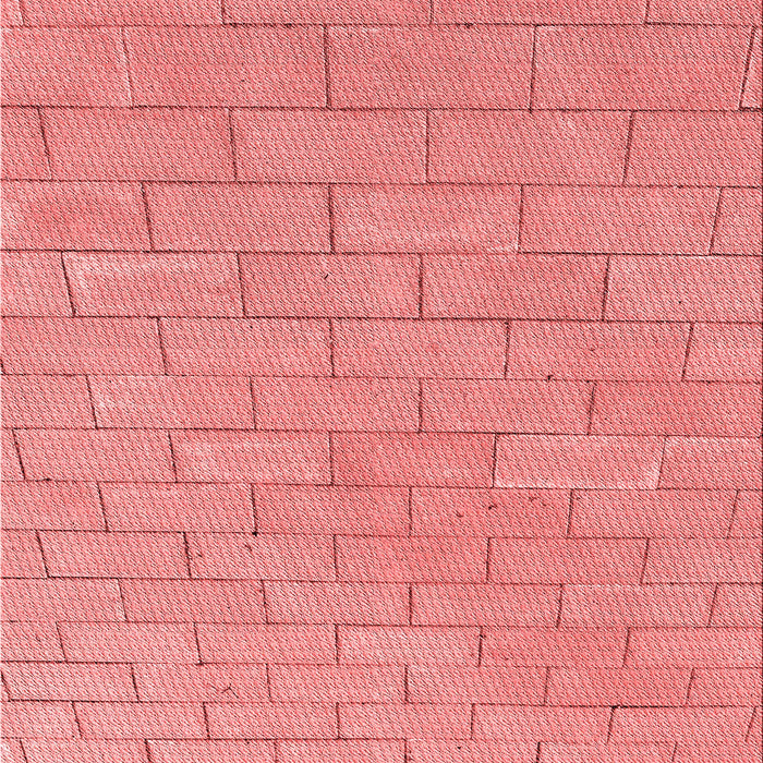 Patterned Light Coral Pink Rug, pat2186rd