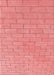 Machine Washable Transitional Light Coral Pink Rug, wshpat2186rd