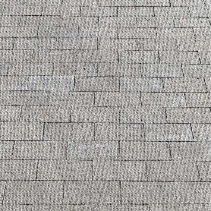 Patterned Gray Novelty Rug, pat2186