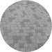 Square Patterned Cloud Gray Rug, pat2187gry