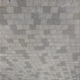 Square Patterned Ash Gray Novelty Rug, pat2187