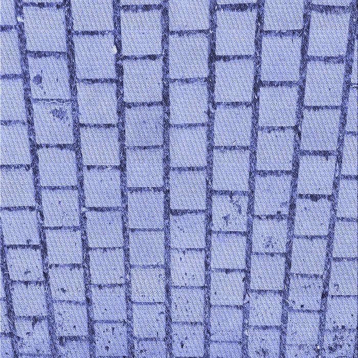 Patterned Jeans Blue Rug, pat2188blu