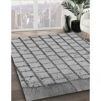 Patterned Smokey Gray Rug, pat2188gry