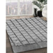 Machine Washable Transitional Smokey Gray Rug in a Family Room, wshpat2188gry