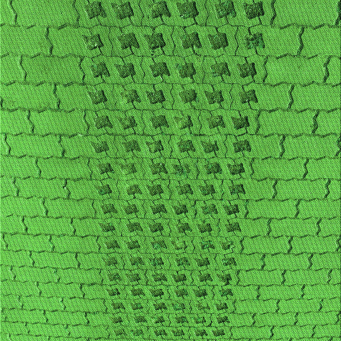 Patterned Green Rug, pat2189grn