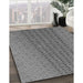 Patterned Gray Rug in Family Room, pat2189gry