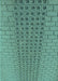 Patterned Sea Green Rug, pat2189lblu