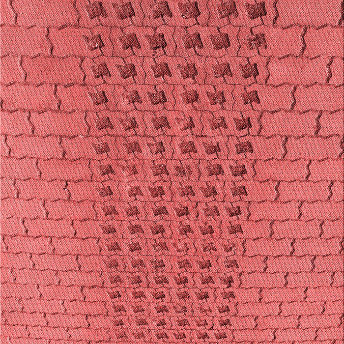 Machine Washable Transitional Red Rug, wshpat2189rd