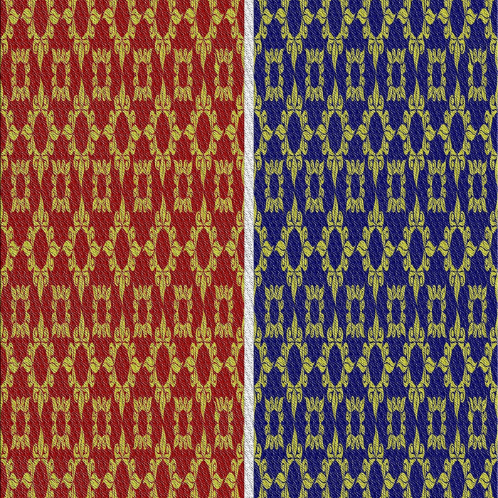 Patterned Copper Green Novelty Rug, pat218