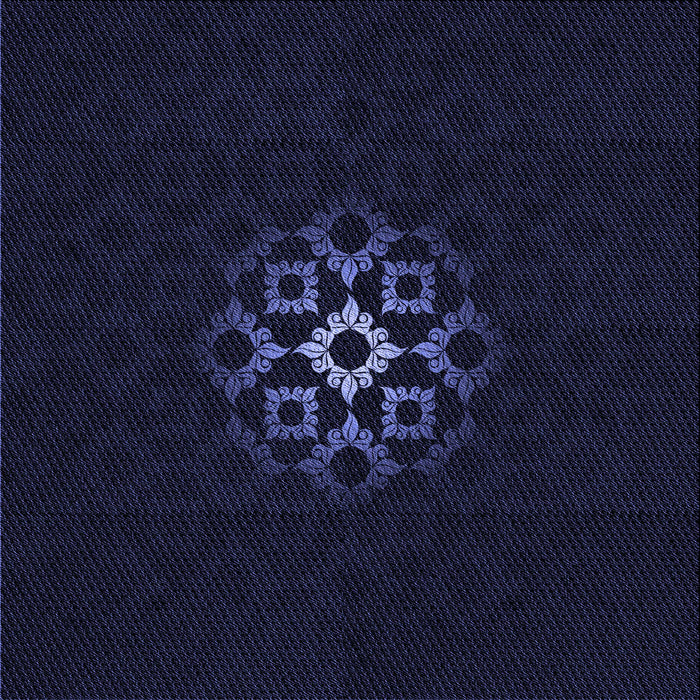 Round Machine Washable Transitional Black Rug, wshpat219blu