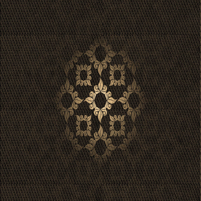 Patterned Milk Chocolate Brown Rug, pat219brn