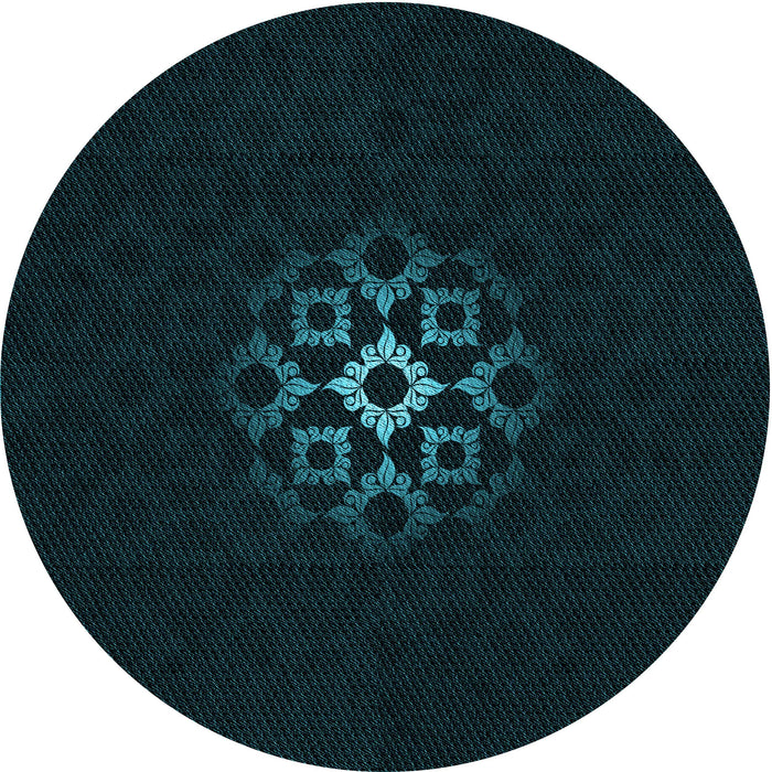 Square Machine Washable Transitional Black Rug in a Living Room, wshpat219lblu