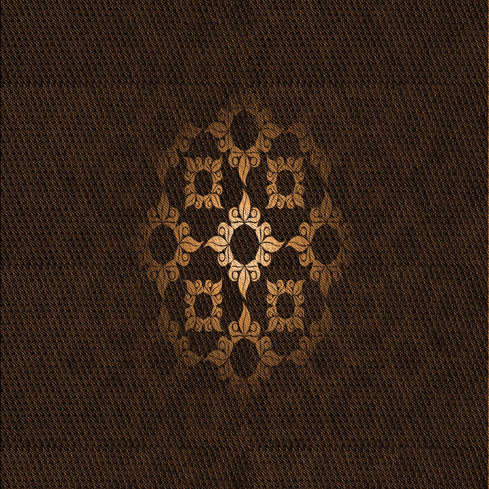 Patterned Red Brown Rug, pat219org