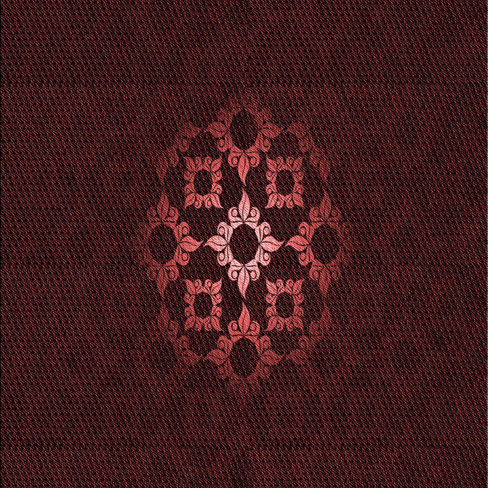 Machine Washable Transitional Chocolate Brown Rug, wshpat219rd