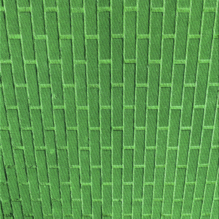 Patterned Green Rug, pat2190grn