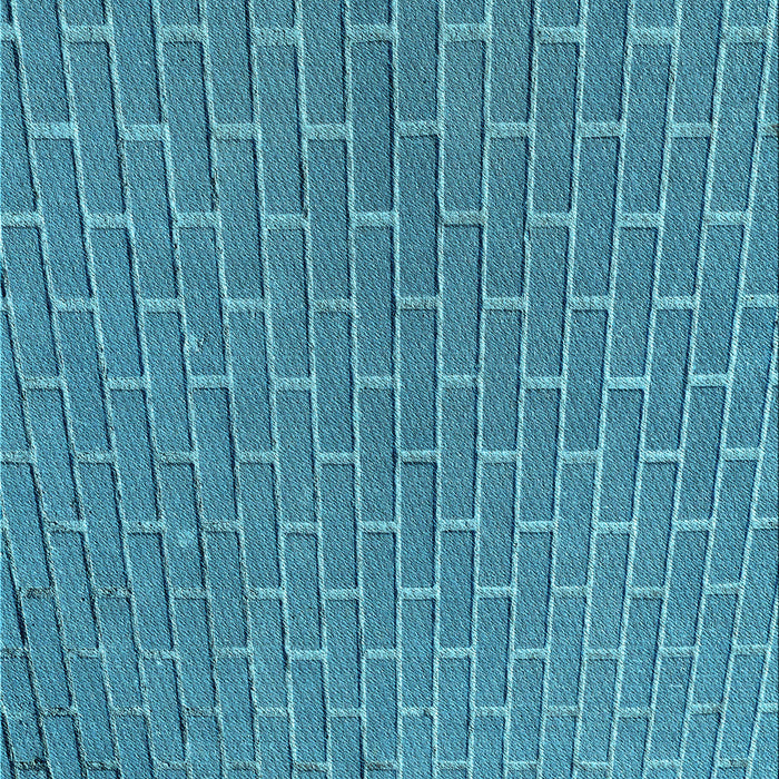 Machine Washable Transitional Blue Rug, wshpat2190lblu