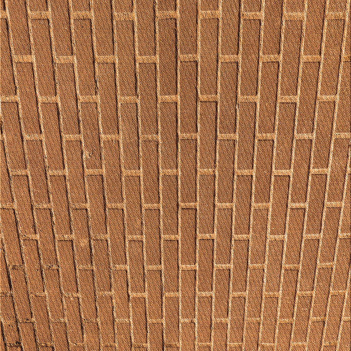 Patterned Orange Rug, pat2190org