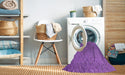 Machine Washable Transitional Purple Rug in a Washing Machine, wshpat2190pur