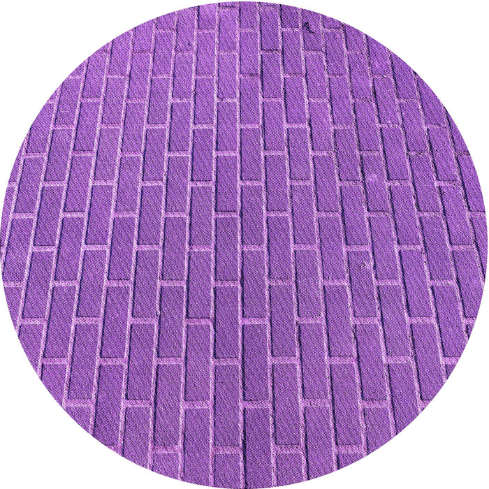Square Patterned Purple Rug, pat2190pur