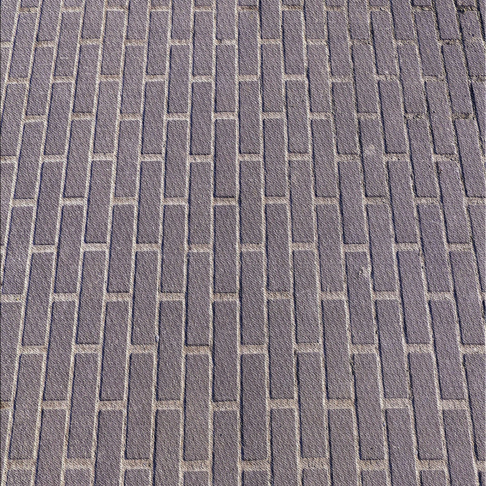 Patterned Purple Novelty Rug, pat2190