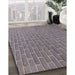 Patterned Purple Novelty Rug in Family Room, pat2190