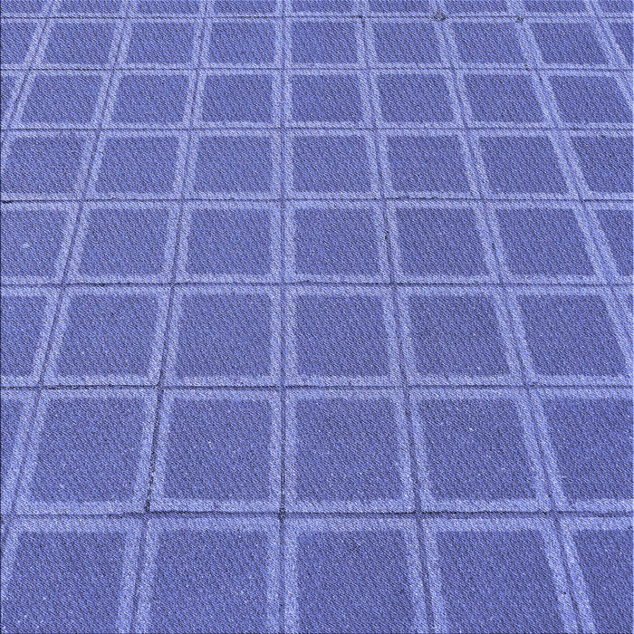 Round Patterned Sky Blue Rug, pat2191blu