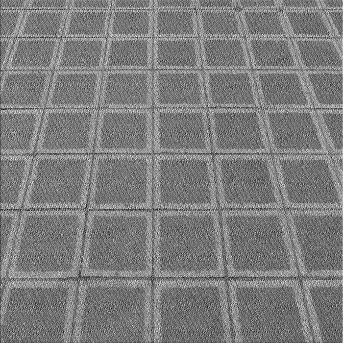 Round Machine Washable Transitional Carbon Gray Rug, wshpat2191gry