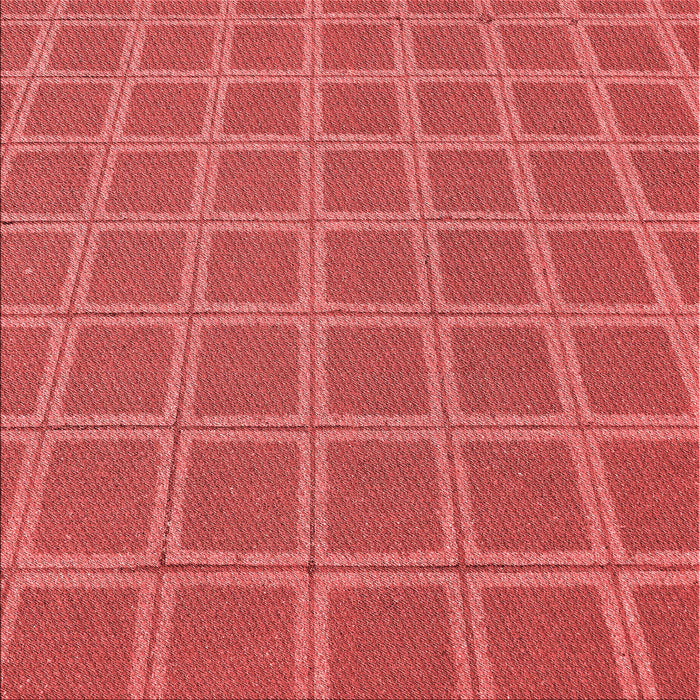 Round Machine Washable Transitional Red Rug, wshpat2191rd