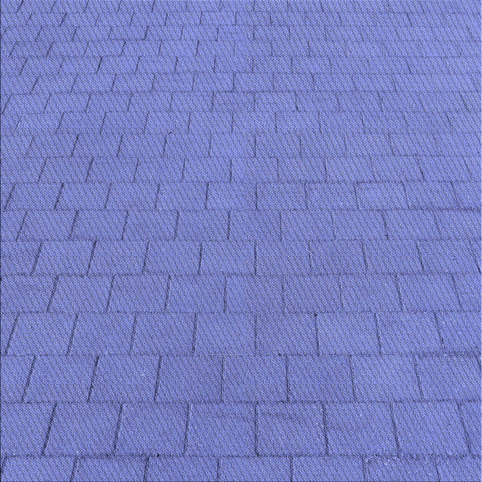 Round Patterned Sky Blue Rug, pat2192blu