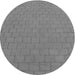 Square Patterned Gray Rug, pat2192gry