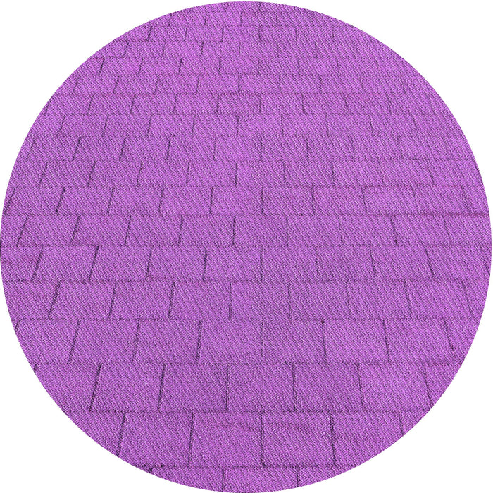 Square Patterned Bright Neon Pink Purple Rug, pat2192pur