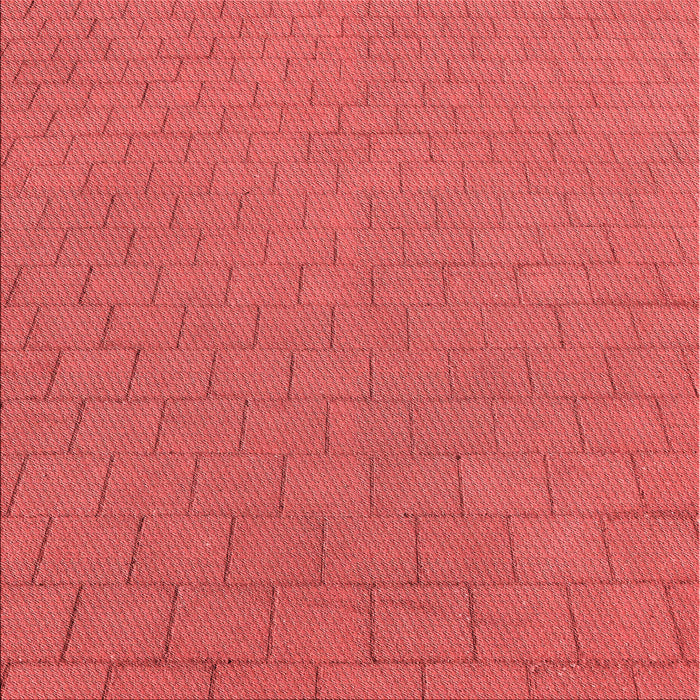 Round Patterned Red Rug, pat2192rd