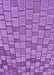 Machine Washable Transitional Violet Purple Rug, wshpat2193pur