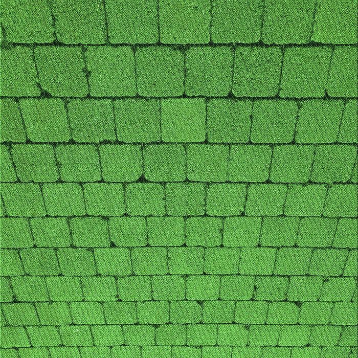 Patterned Green Rug, pat2194grn