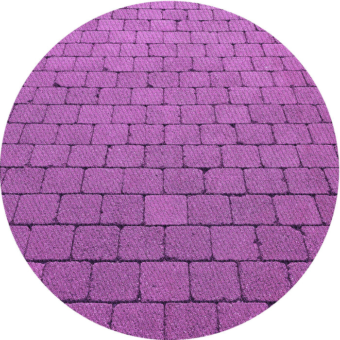 Square Machine Washable Transitional Dark Orchid Purple Rug in a Living Room, wshpat2194pur