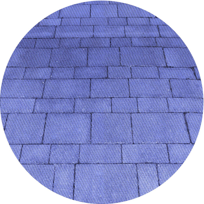 Square Patterned Sky Blue Rug, pat2195blu