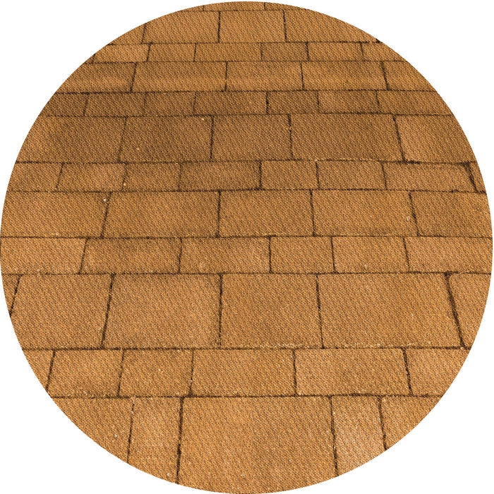 Square Patterned Mahogany Brown Rug, pat2195org