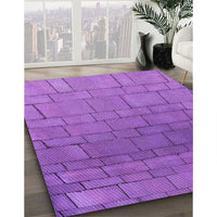 Patterned Purple Rug, pat2195pur