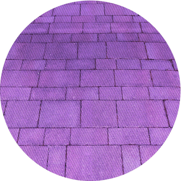 Square Patterned Purple Rug, pat2195pur