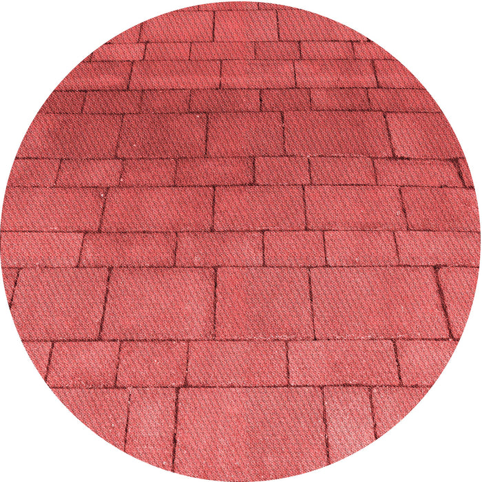 Square Patterned Red Rug, pat2195rd