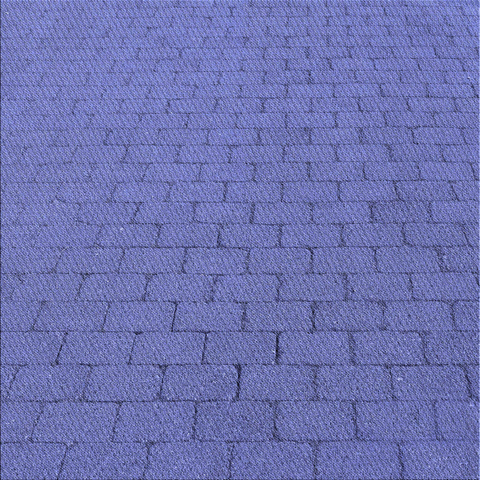 Round Machine Washable Transitional Sky Blue Rug, wshpat2196blu