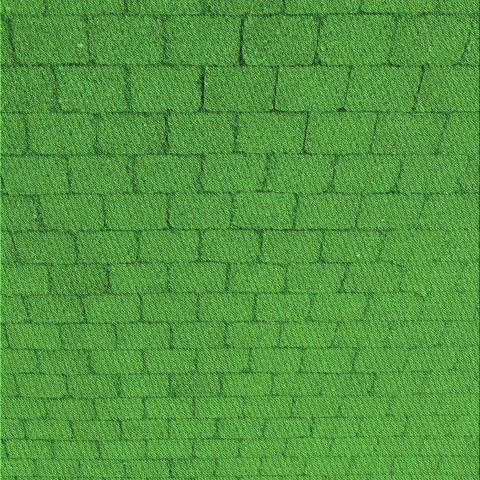 Patterned Green Rug, pat2196grn