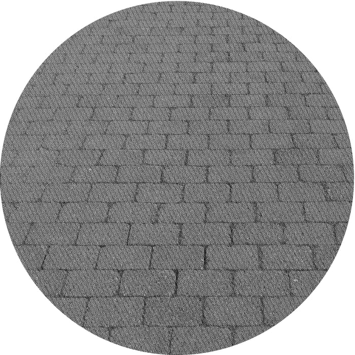 Square Patterned Gray Rug, pat2196gry