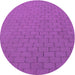 Square Machine Washable Transitional Dark Orchid Purple Rug in a Living Room, wshpat2196pur