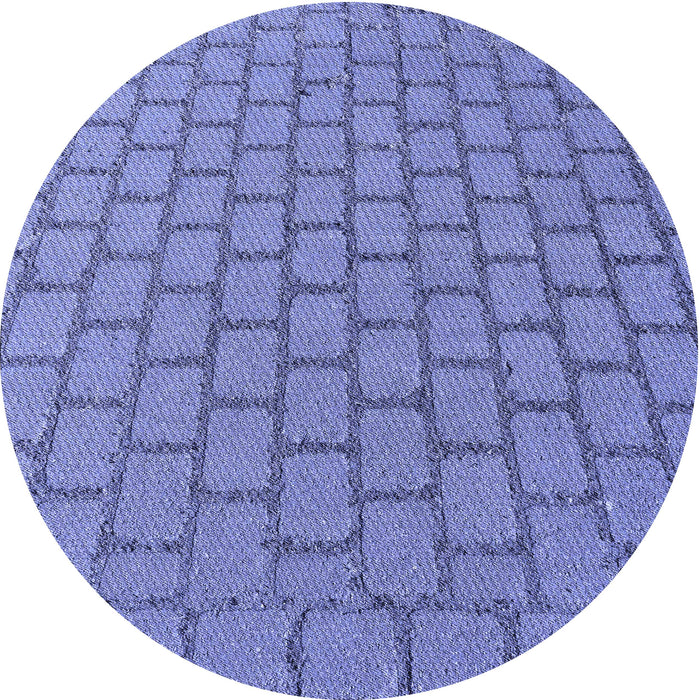 Square Patterned Sky Blue Rug, pat2197blu