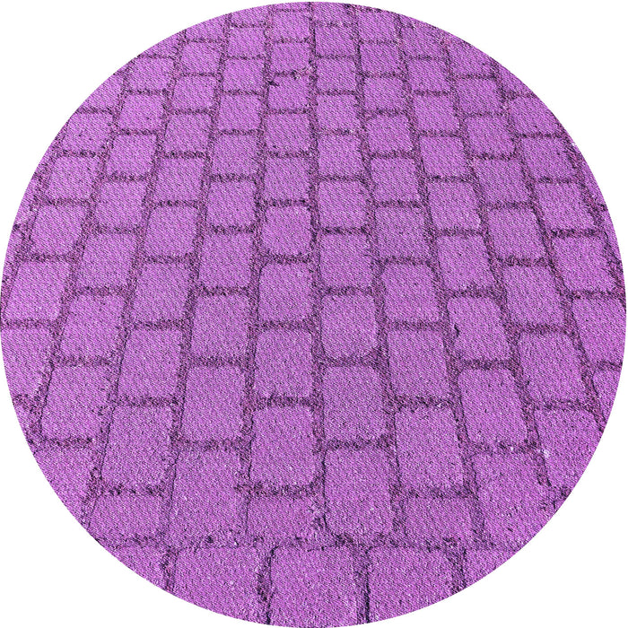 Square Patterned Purple Rug, pat2197pur