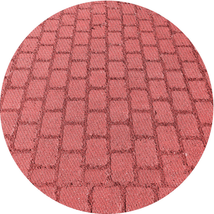 Square Patterned Red Rug, pat2197rd